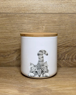 FINE BONE CHINA STORAGE JARS