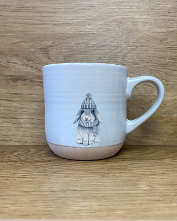 Bobble Bunny Stoneware Mug