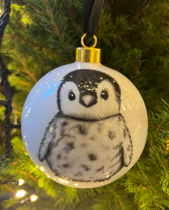 Pip Penguin Large Fine Bone China Bauble