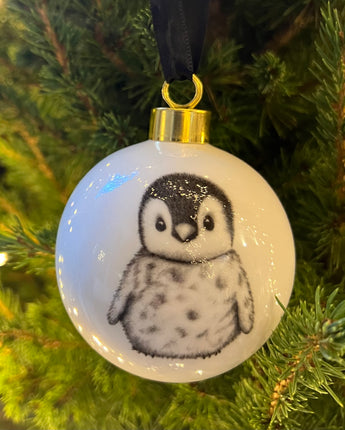 Pip Penguin Fine Bone China Bauble