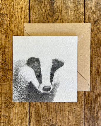 Badger Pencil Illustrated Greeting Card