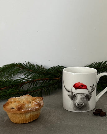 Bessie Moo & Mouse Fine Bone China Christmas Espresso Cup