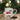 Christmas Chester Cat Fine Bone China Espresso Cup