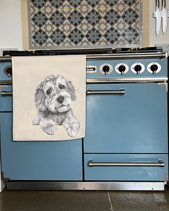 Cooper Cockapoo Tea Towel