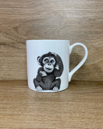 Chip Chimp Fine Bone China Mug