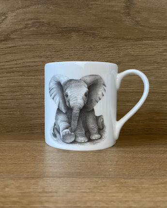 Elsie Elephant Fine Bone China Mug