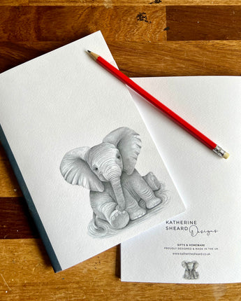 Elsie Elephant A5 Note Book (Ruled)