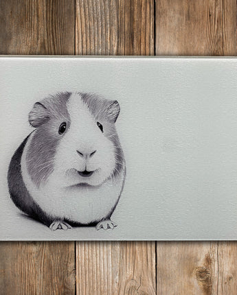 Ginny Guinea Pig Glass Chopping Board