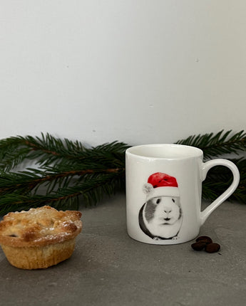 Christmas Ginny Guinea Pig Fine Bone China Espresso Cup