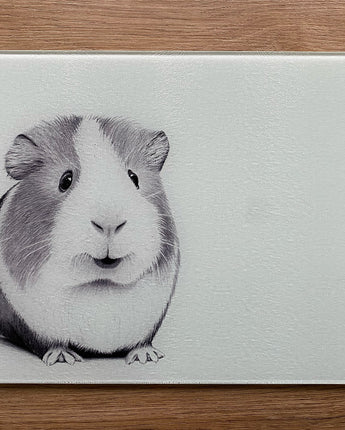 Ginny Guinea Pig Glass Chopping Board