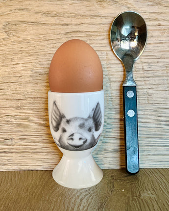 Happy Pig Fine Bone China Egg Cup