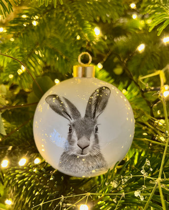 Harry Hare Large Fine Bone China Bauble