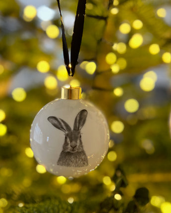 Harry Hare Fine Bone China Bauble