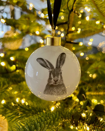 Harry Hare Fine Bone China Bauble