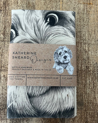 Cooper Cockapoo Tea Towel
