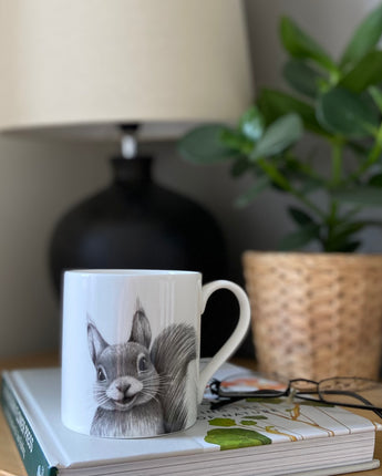 Skittle Squirrel Fine Bone China Mug