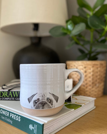 Charlie Pug Stoneware Mug