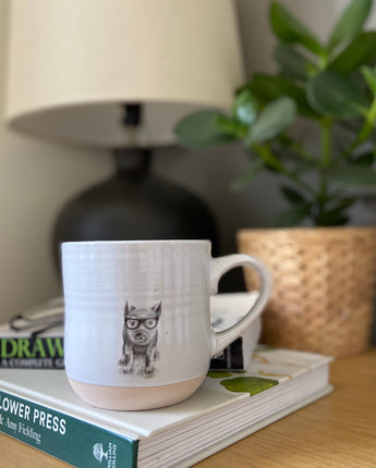 Preston Pig in glasses Stoneware Mug