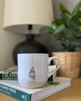 Bobble Bunny Stoneware Mug