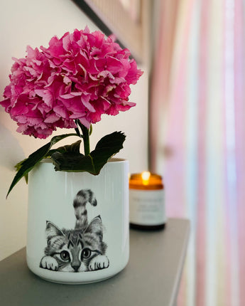 Chester Cat Fine Bone China Storage Jar