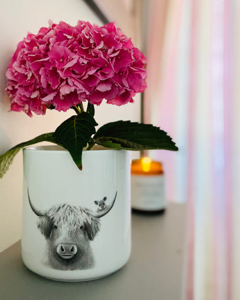 Bessie Cow & Mouse Fine Bone China Storage Jar