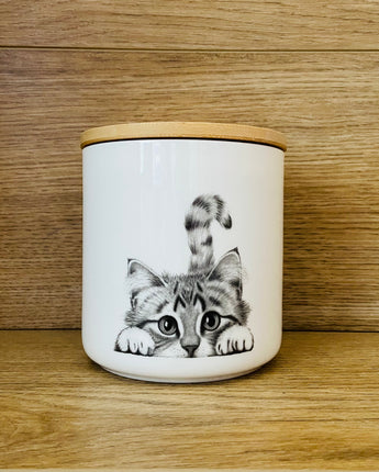 Chester Cat Fine Bone China Storage Jar