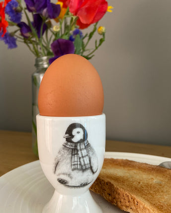 Peggy Penguin Fine Bone China Egg Cup