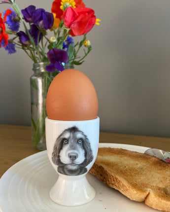 Sonny Spaniel Fine Bone China Egg Cup