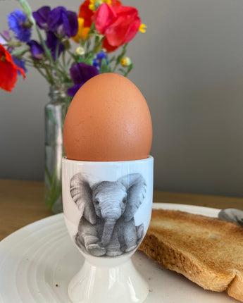 Elsie Elephant Fine Bone China Egg Cup