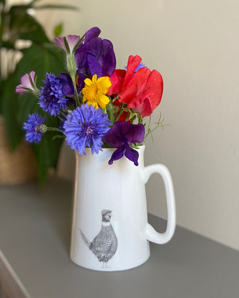 Perry Pheasant 1/2 Pt Fine Bone China Jug