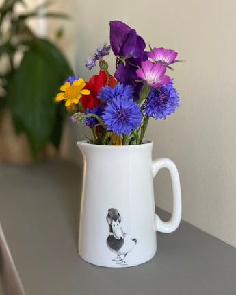 Duke Duck 1/2 Pt Fine Bone China Jug