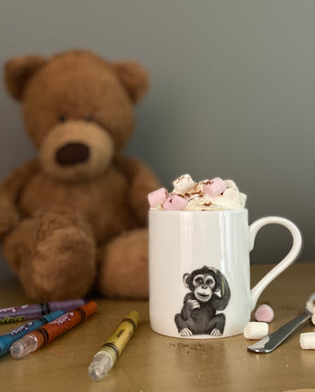 Chip Chimp Fine Bone China Kids Mug