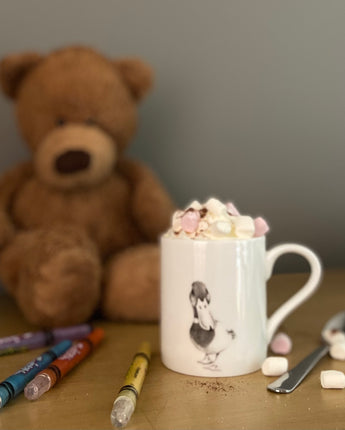 Duke Duck Fine Bone China Kids Mug