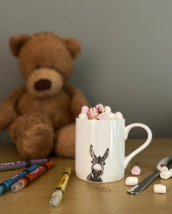 Doris Donkey Fine Bone China Kids Mug
