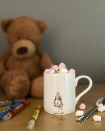 Bobble Bunny Fine Bone China Kids Mug