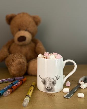 Bessie Cow & Mouse Fine Bone China Kids Mug
