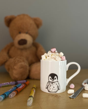 Pip Baby Penguin Fine Bone China Kids Mug