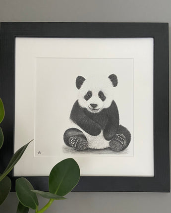 Parker Panda Mounted Print