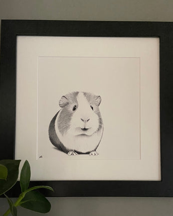 Ginny Guinea Pig Mounted Print