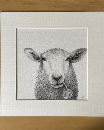 Baaley Sheep Mounted Print