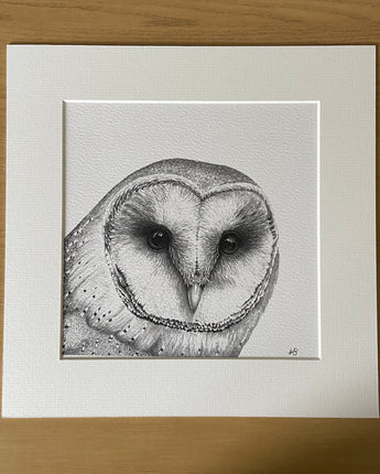 Oscar Owl Mounted Print