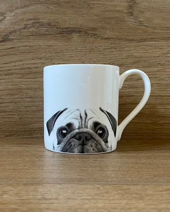 Charlie Pug Fine Bone China Mug