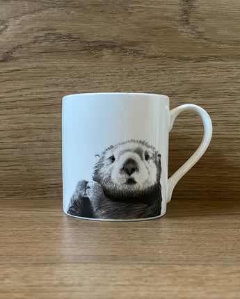 Olive Otter Fine Bone China Mug