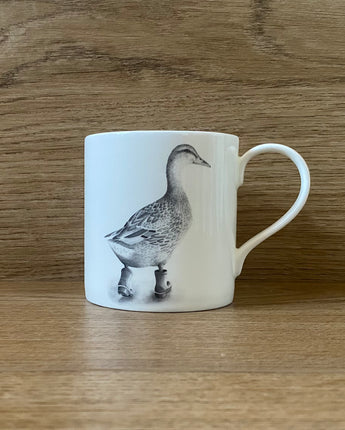 Runaway Duck Fine Bone China Mug