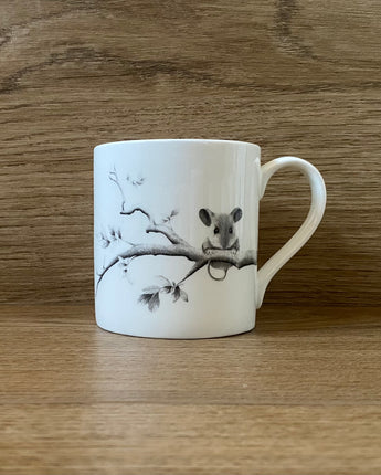 Mouse on a branch Fine Bone China Mug