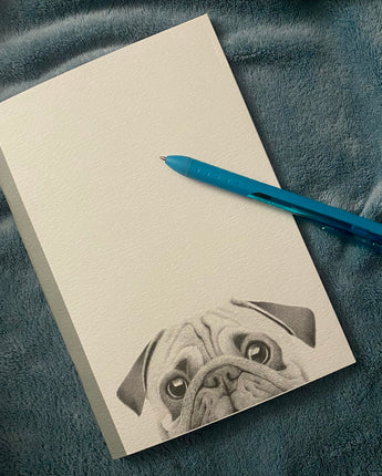 Charlie Pug A5 Note Book (Lined)