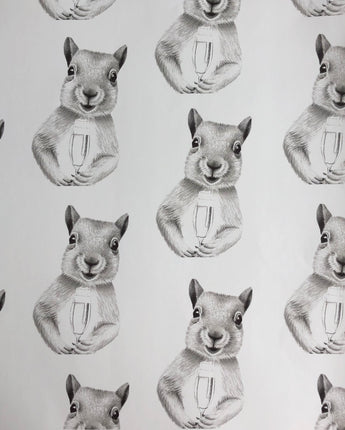 Merry Squirrel Luxury Gift Wrap Paper