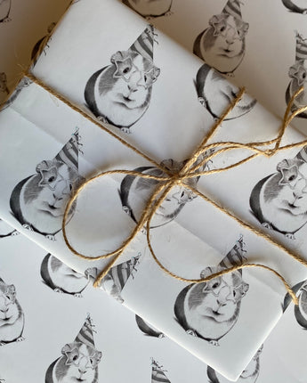 Ginny Guinea Pig Luxury Gift Wrap Paper
