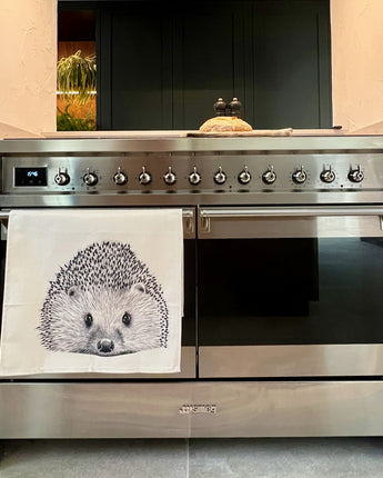 Henry Hedgehog Tea Towel