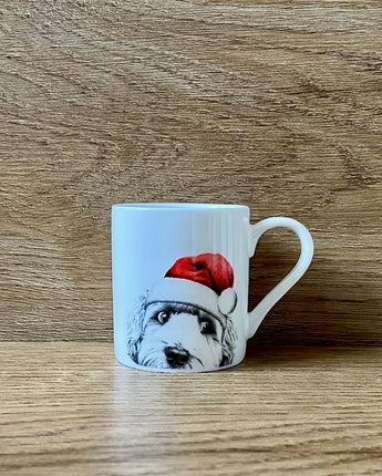 Dino Cockapoo Fine Bone China Christmas Espresso Cup